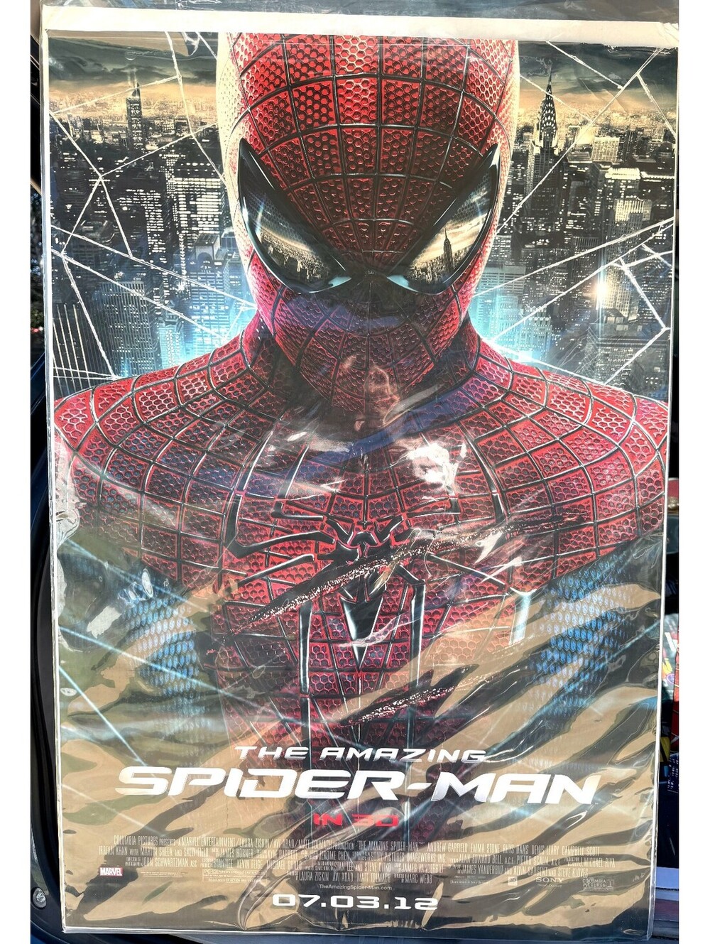 The Amazing Spider-Man 3D Authentic 40"x27" Theater 2 Sided Movie Poster